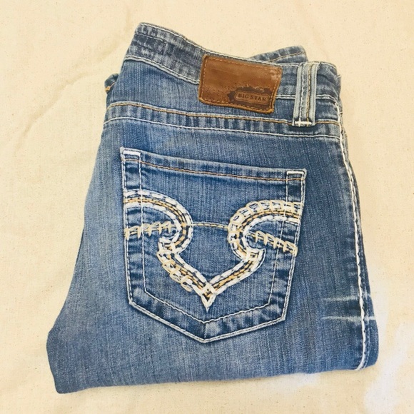 Big Star Denim - Big Star Sweet Boot Ultra-Low Rise 29L med wash